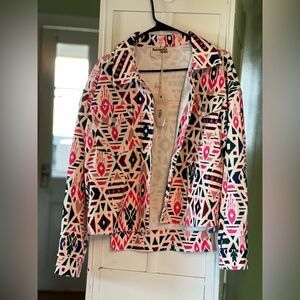 Savanna Jane jacket in Aztec print, size large, never worn with tags